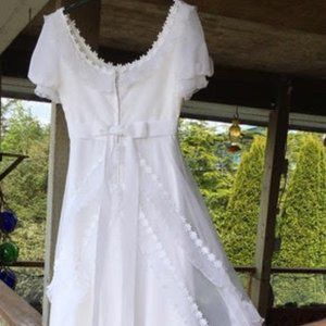 1976 Custom-made Wedding Dress